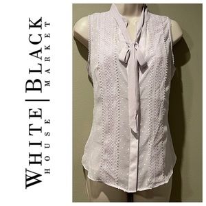 NWT WHBM Clip Dot Short Sleeved Top SP